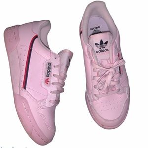 Girls pink 4 Adidas Ortholite shoes